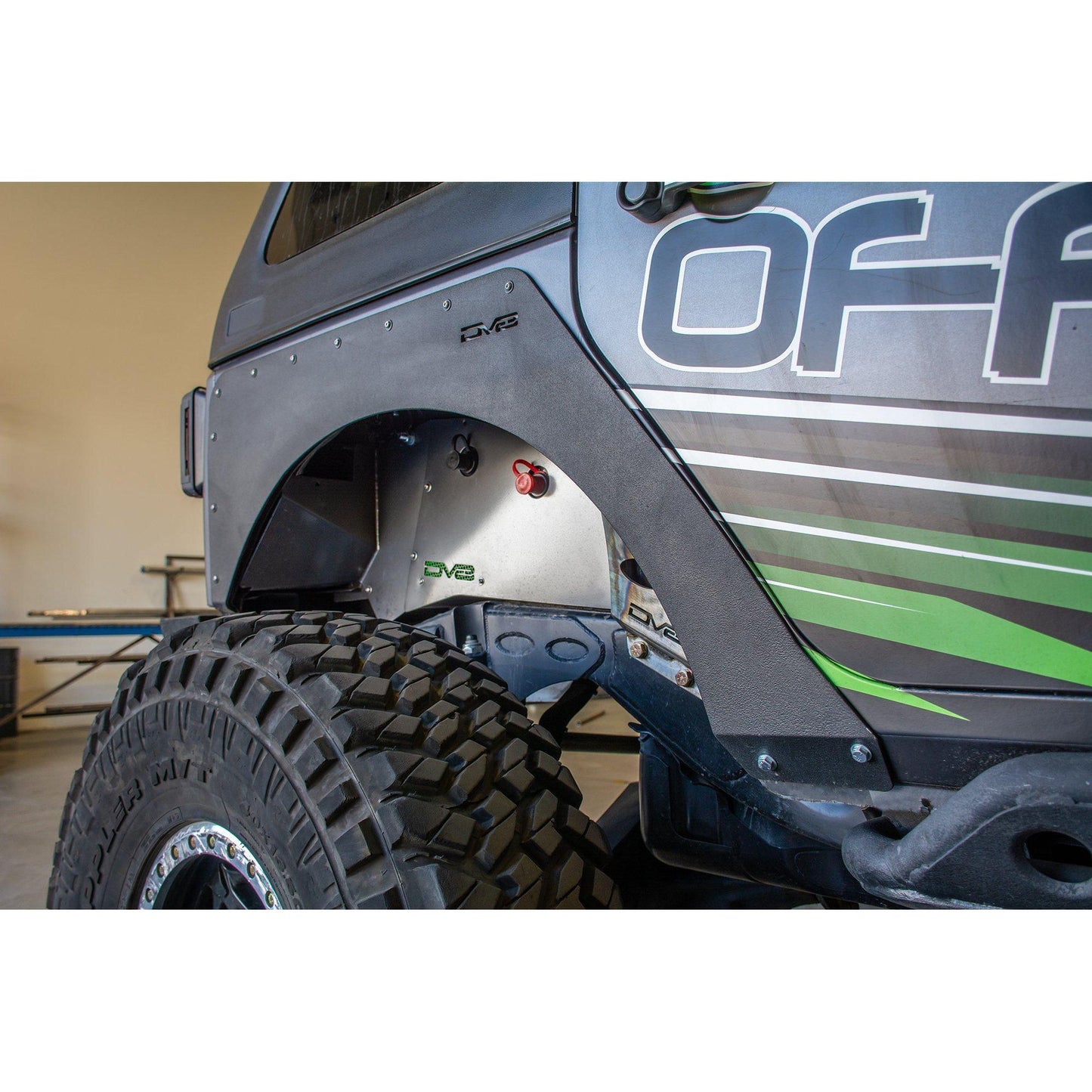 DV8 Off-Road 2007-2018 Jeep JK Fender Flares Delete Kit | Front & Rear C3| FENDB-08