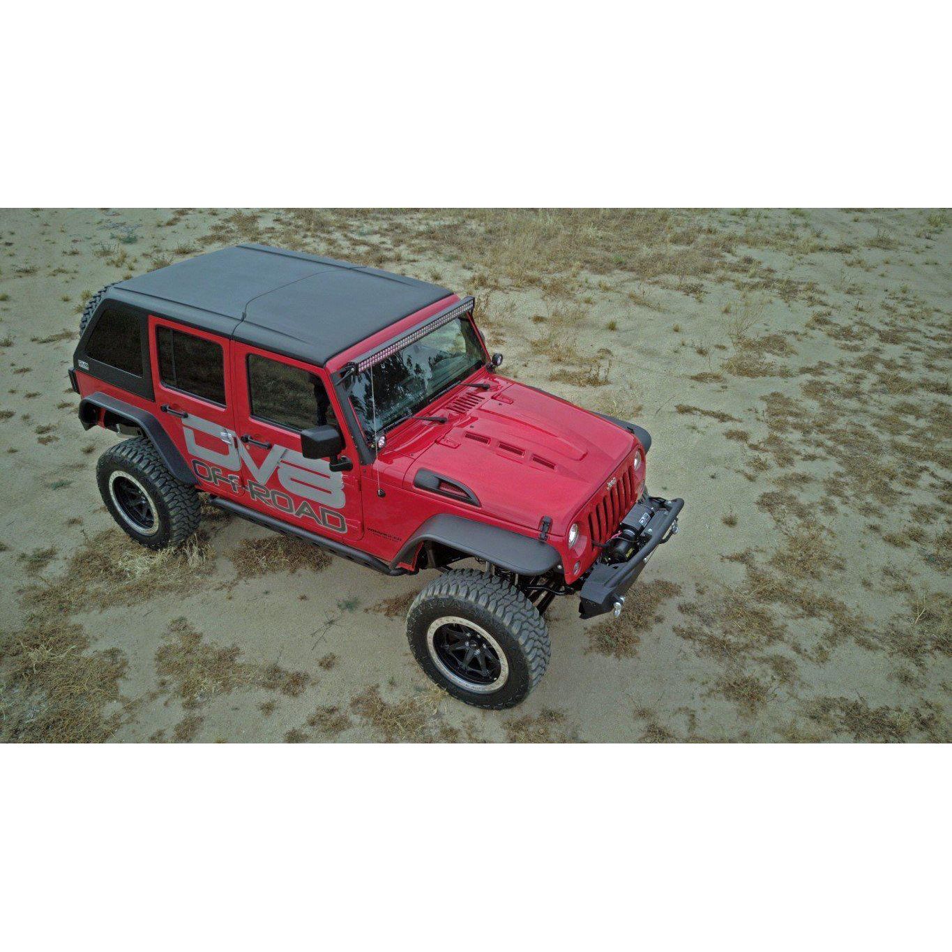 DV8 Off-Road 2007-2018 Jeep JK Heat Dispersion Hood C3| HDMB07-02