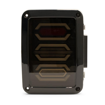 DV8 Off-Road 2007-2018 Jeep JK LED Tail Lights Horizontal C3| TLJK-01