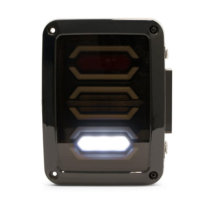 DV8 Off-Road 2007-2018 Jeep JK LED Tail Lights Horizontal C3| TLJK-01