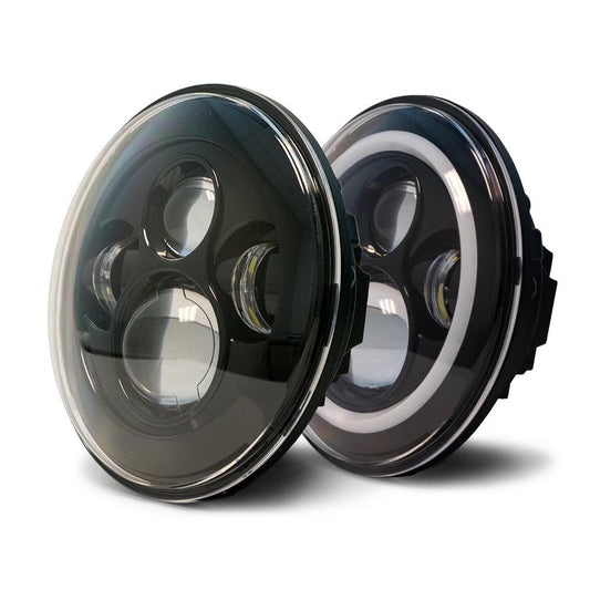 DV8 Off-Road 2007-2018 Jeep JK Projector LED Headlights With Halo C3| HL7JK-02