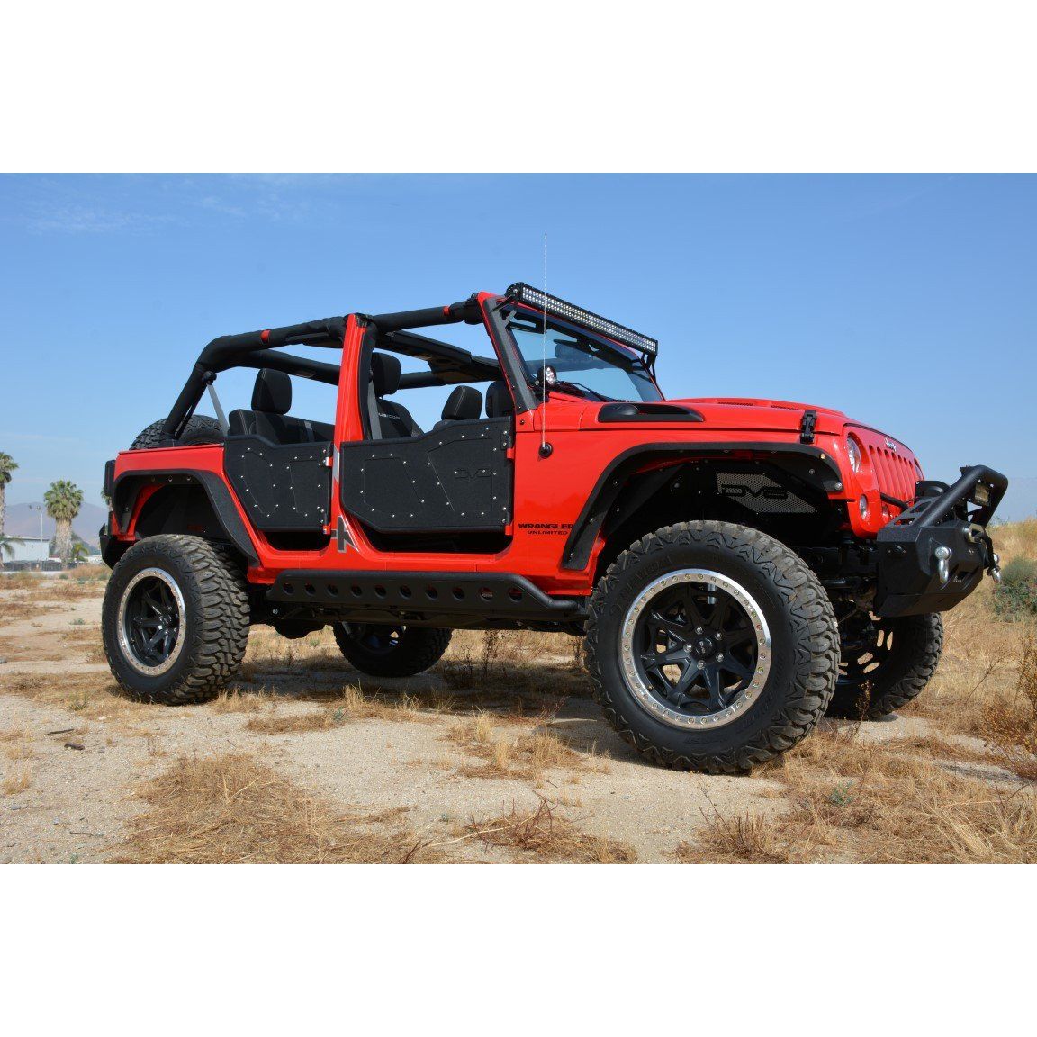 DV8 Off-Road 2007-2018 Jeep Wrangler JK Front Rock Doors C3| RDSTTB-01F