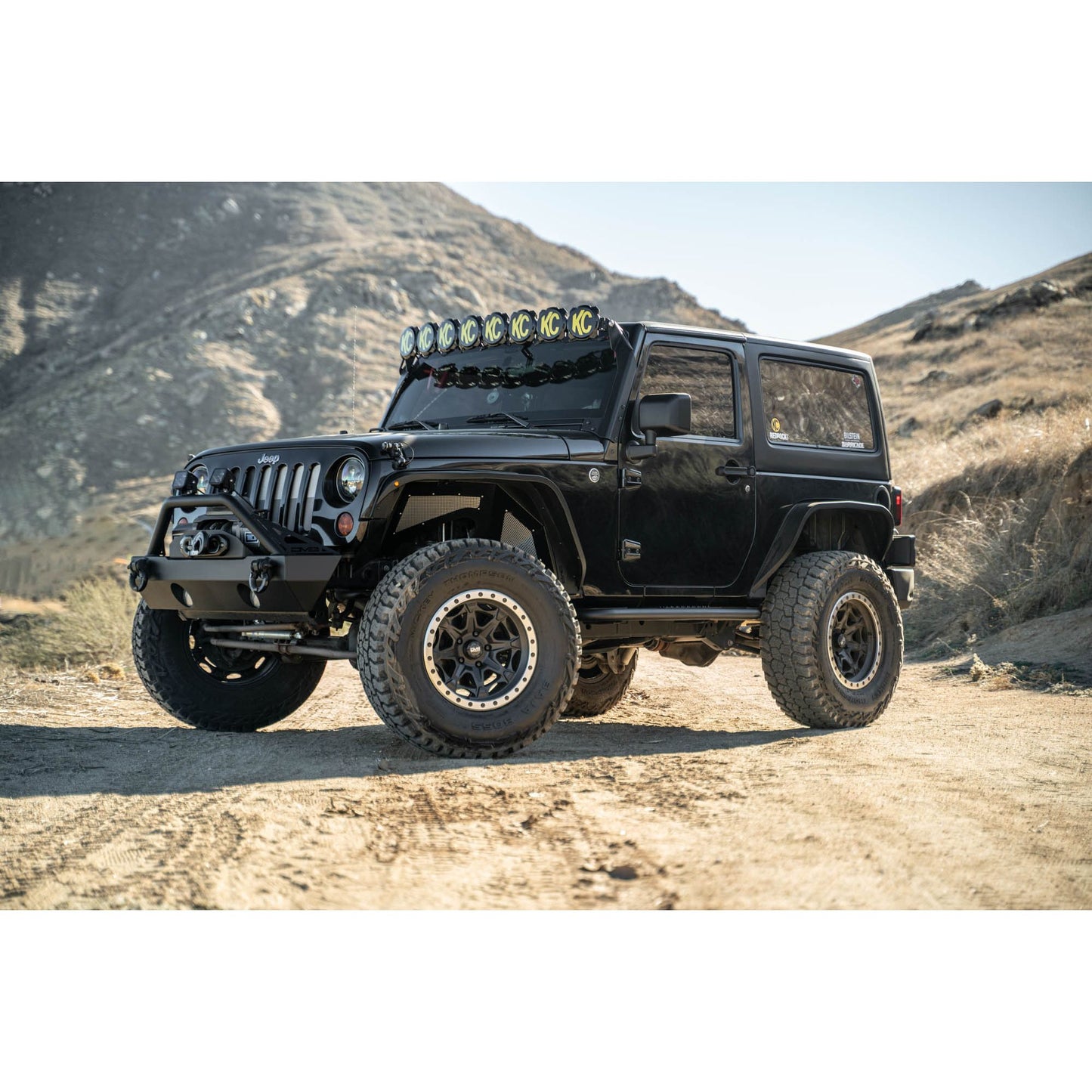 DV8 Off-Road 2007-2018 2-Door Jeep Wrangler JK | OE Plus Side Steps C3| SRJK-09