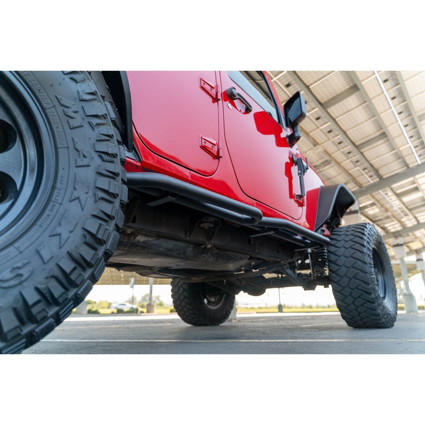 DV8 Off-Road 2007-2018 4-Door Jeep Wrangler JK | OE Plus Side Steps C3| SRJK-08