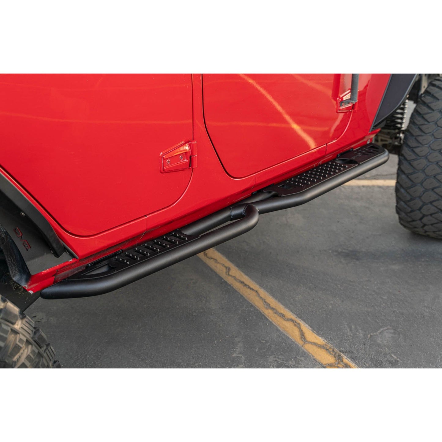 DV8 Off-Road 2007-2018 4-Door Jeep Wrangler JK | OE Plus Side Steps C3| SRJK-08