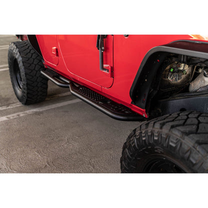 DV8 Off-Road 2007-2018 4-Door Jeep Wrangler JK | OE Plus Side Steps C3| SRJK-08