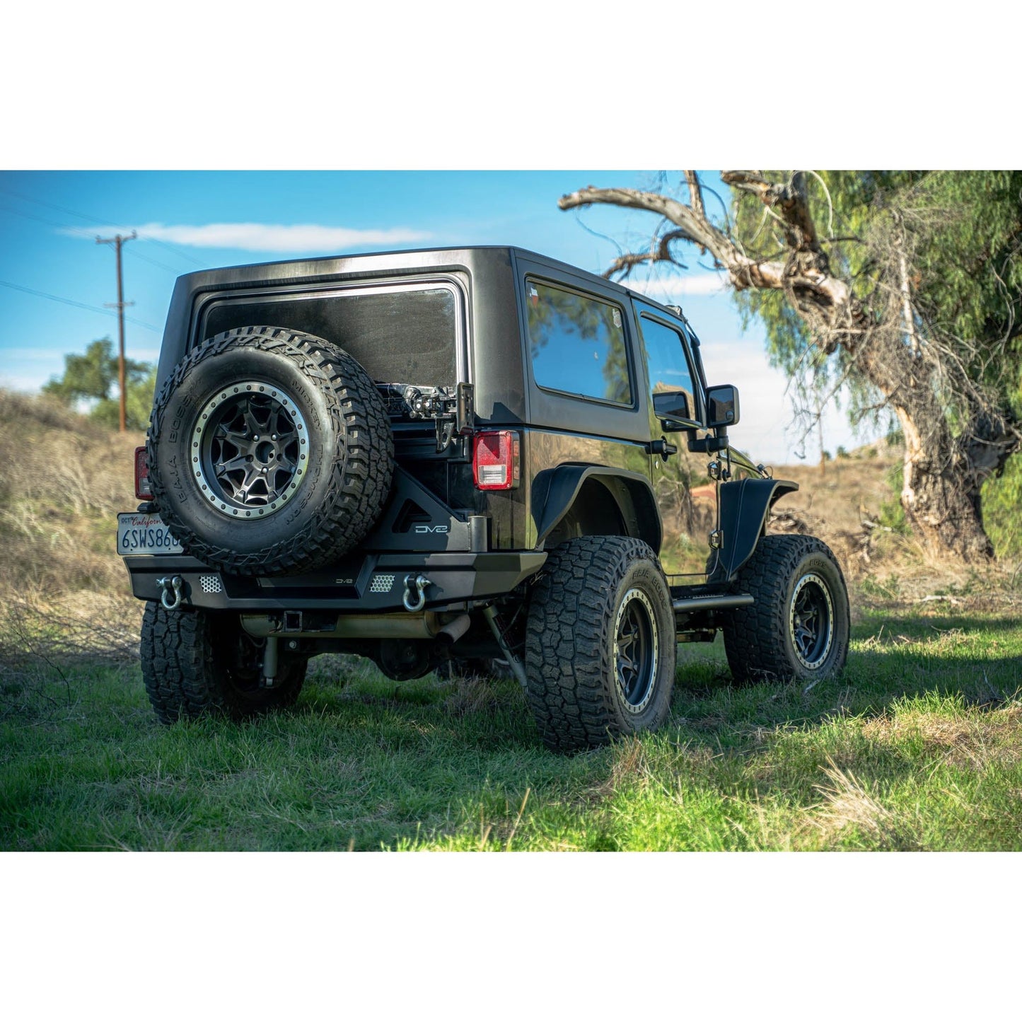 DV8 Off-Road 2007-2018 Jeep Wrangler JK | MTO Series Rear Bumper C3| RBJK-13