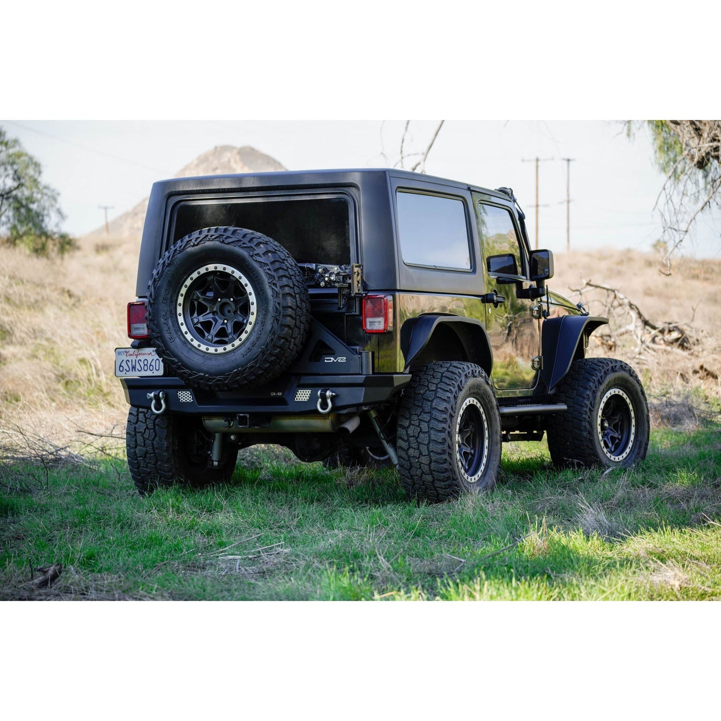 DV8 Off-Road 2007-2018 Wrangler JK | Tire Carrier for MTO Bumper C3| TCJK-13