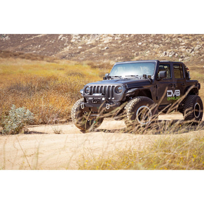 DV8 Off-Road 2007-2024 Jeep Wrangler & Gladiator | FS-25 Stubby Front Bumper C3| FBJL-06