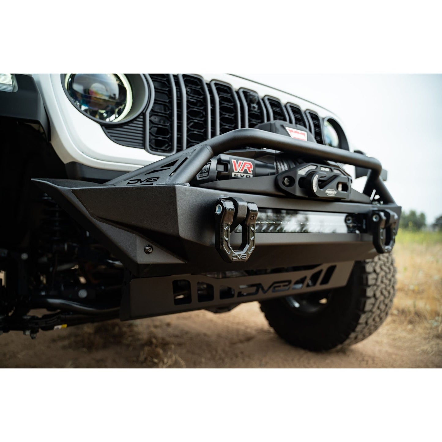 DV8 Off-Road 2007-2024 Jeep Wrangler JK/JL & Gladiator JT | FS-1 Series Stubby Front Bumper C3| FBJL-11