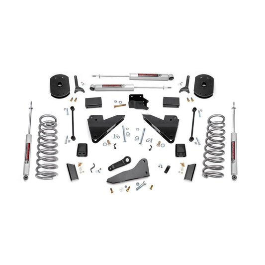 ROUGH COUNTRY 5 Inch Lift Kit | FR Gas Coil | Radius Arm Drop | Ram 2500 4WD (2014-2018) | 36420