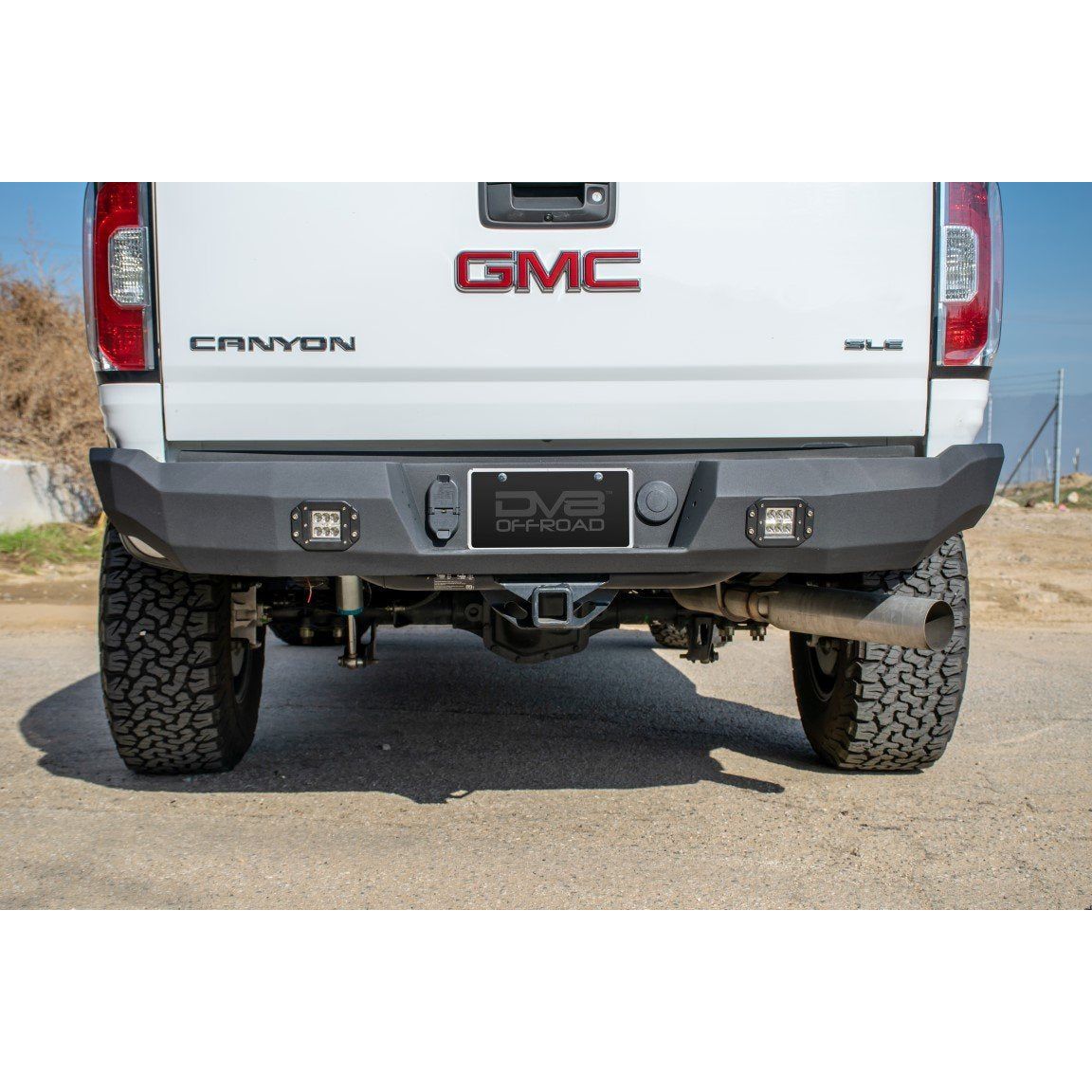 DV8 Off-Road 2015-2022 Chevy Colorado and GMC Canyon Steel Rear Bumper C3| RBGC-01