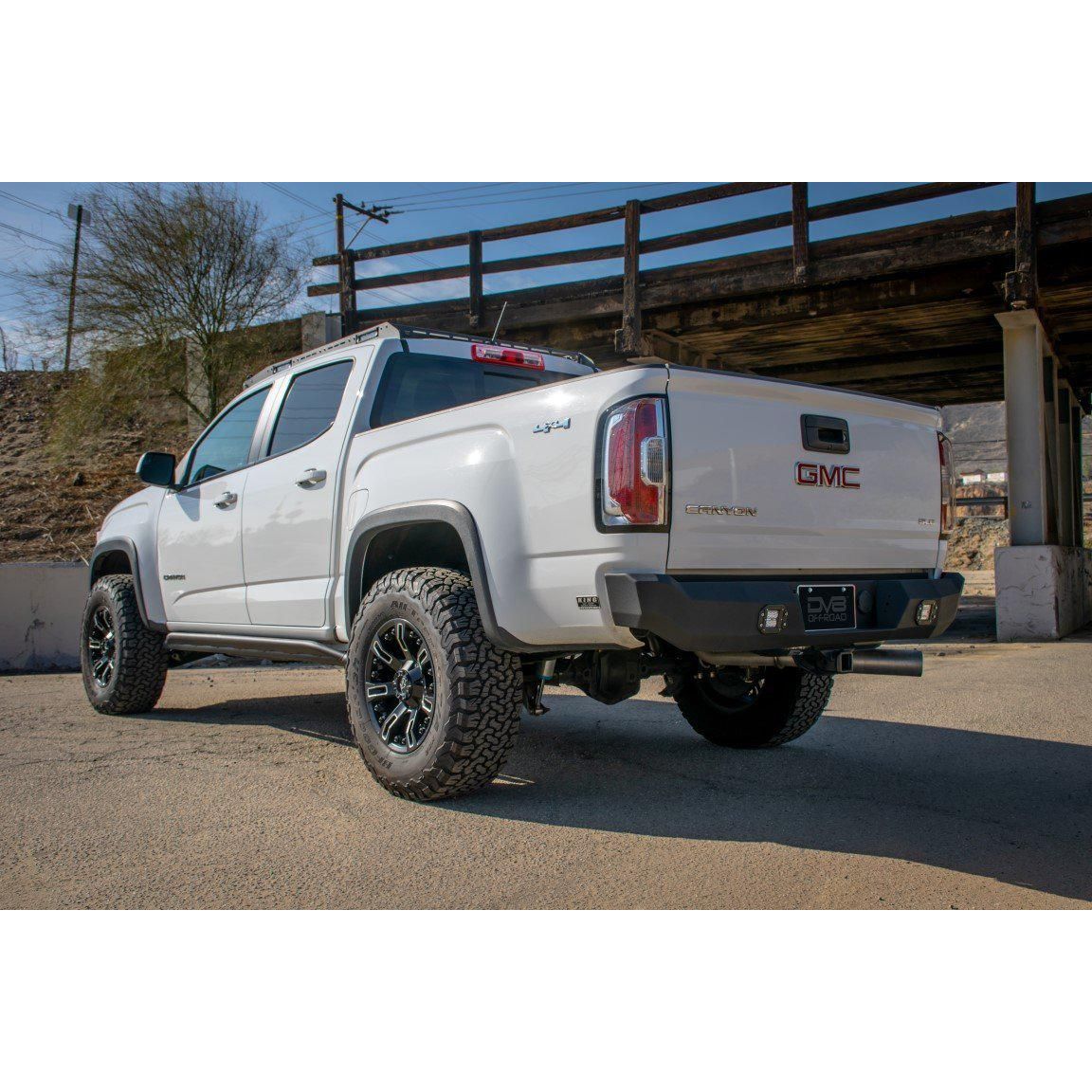 DV8 Off-Road 2015-2022 Chevy Colorado and GMC Canyon Steel Rear Bumper C3| RBGC-01