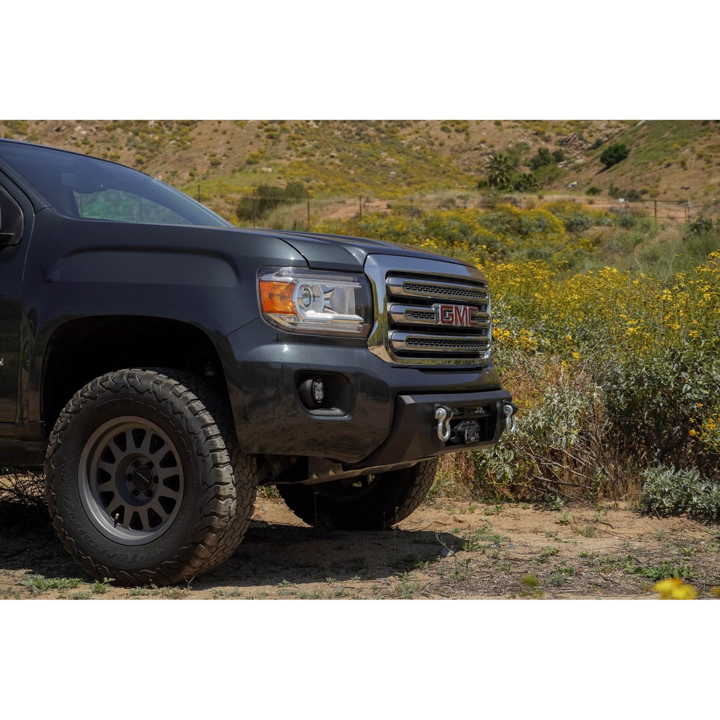 DV8 Off-Road 2015-2020 GMC Canyon | Centric Winch Front Bumper C3| FBGC1-01