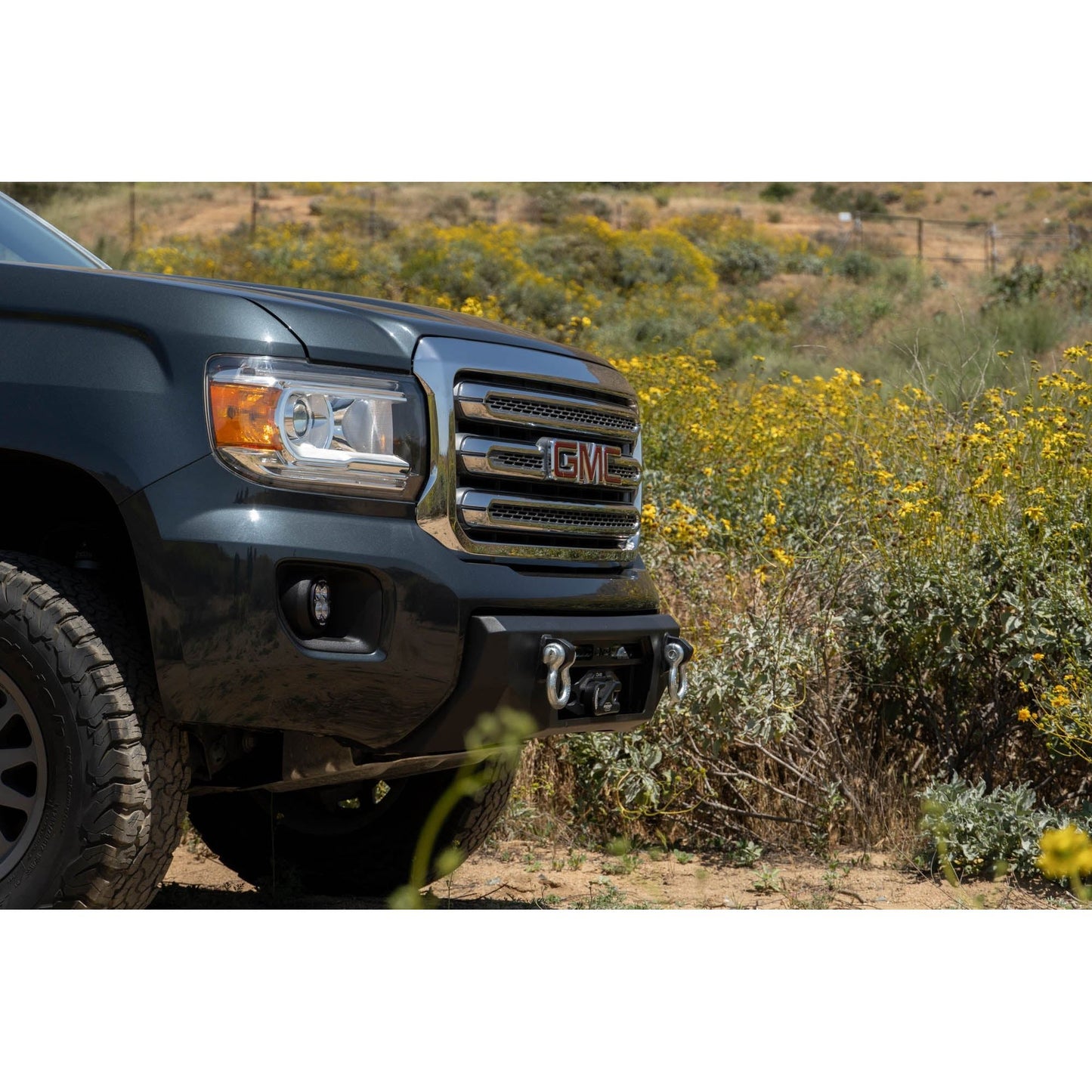 DV8 Off-Road 2015-2020 GMC Canyon | Centric Winch Front Bumper C3| FBGC1-01