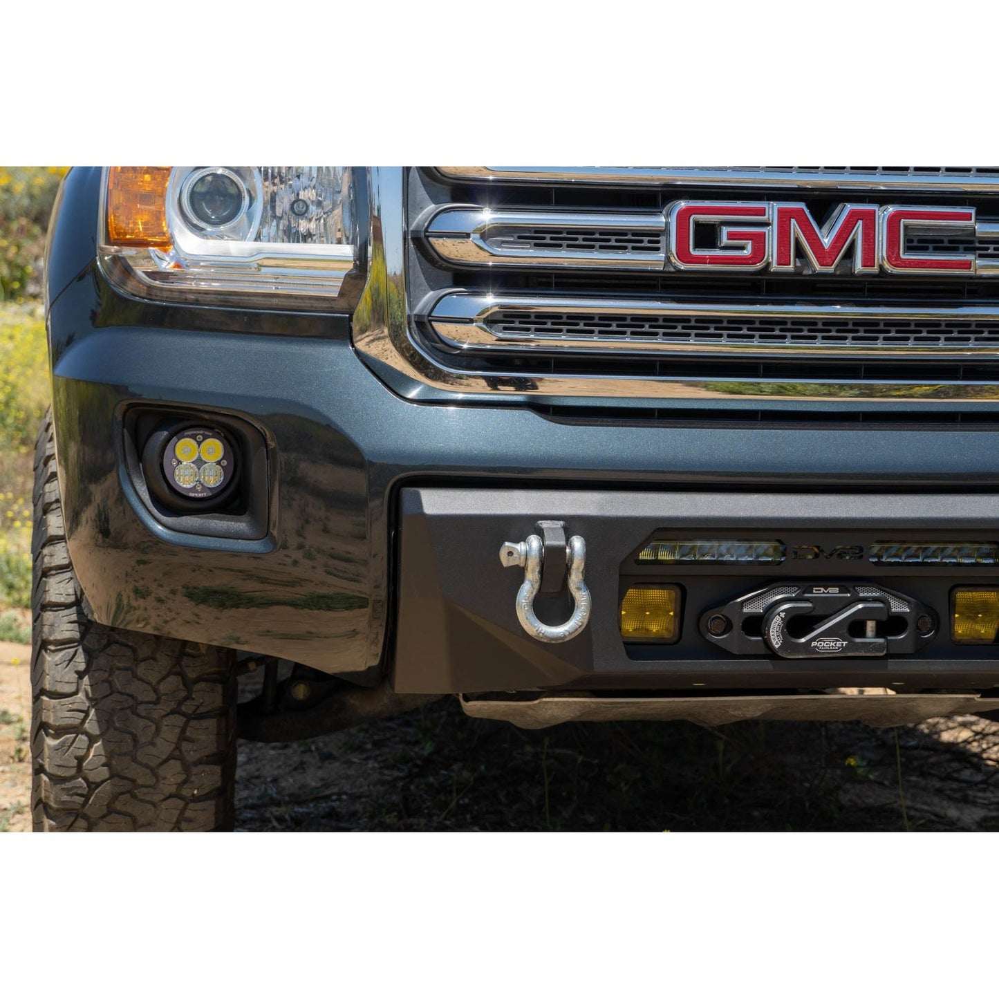 DV8 Off-Road 2015-2020 GMC Canyon | Centric Winch Front Bumper C3| FBGC1-01