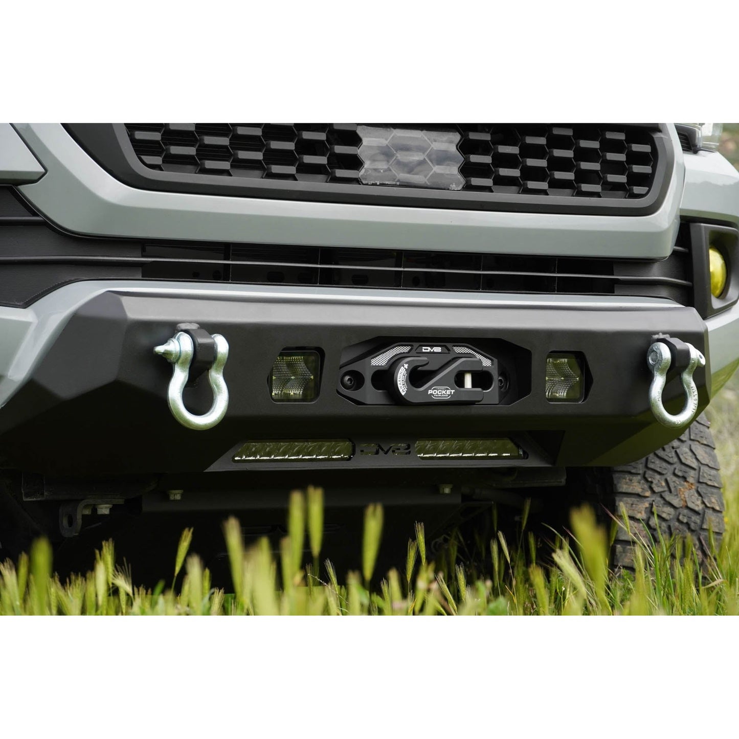 DV8 Off-Road 2016-2023 Toyota Tacoma | Centric Winch Front Bumper C3| FBTT1-06