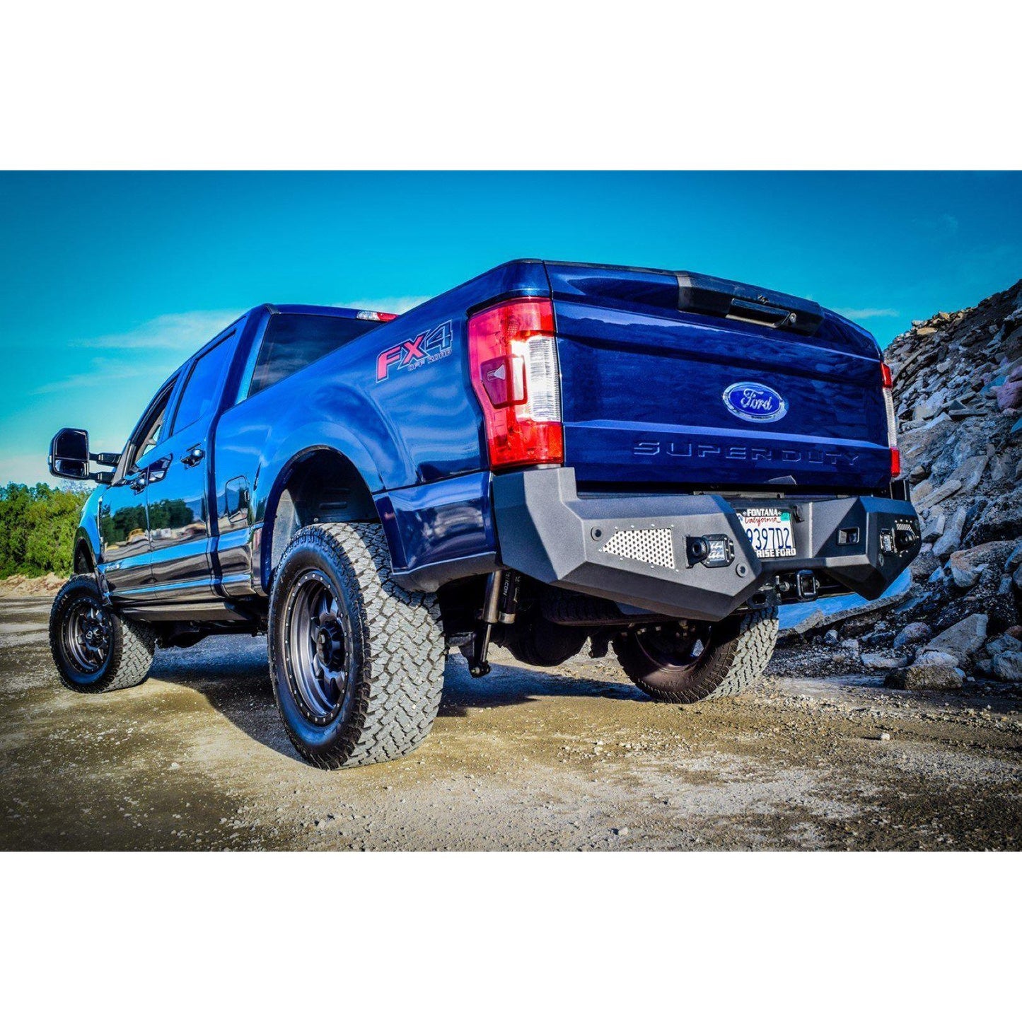 DV8 Off-Road 2017-2021 Ford F-250/F-350 Steel Rear Bumper C3| RBFF2-02