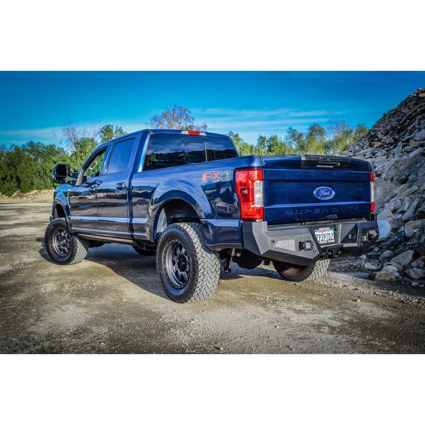 DV8 Off-Road 2017-2021 Ford F-250/F-350 Steel Rear Bumper C3| RBFF2-02