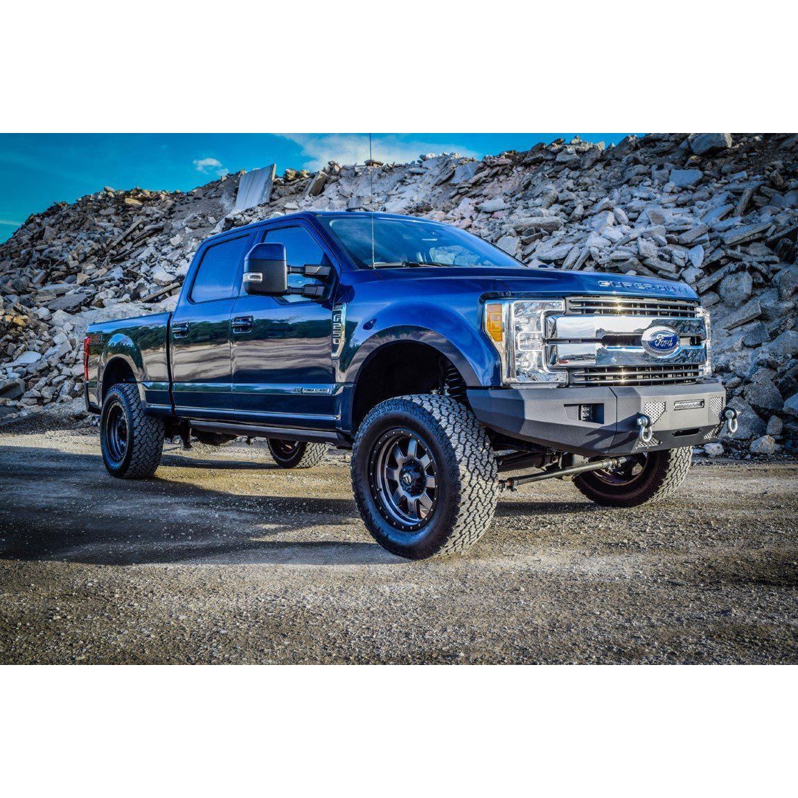 DV8 Off-Road 2017-2020 Ford F-250 / F-350 Steel Front Bumper C3| FBFF2-03