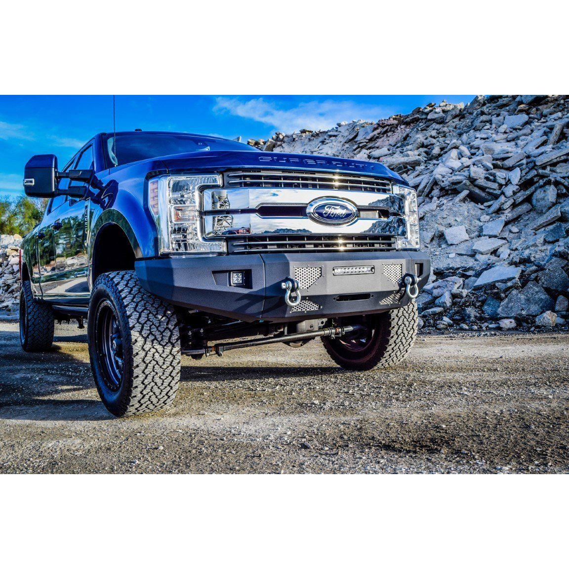 DV8 Off-Road 2017-2020 Ford F-250 / F-350 Steel Front Bumper C3| FBFF2-03