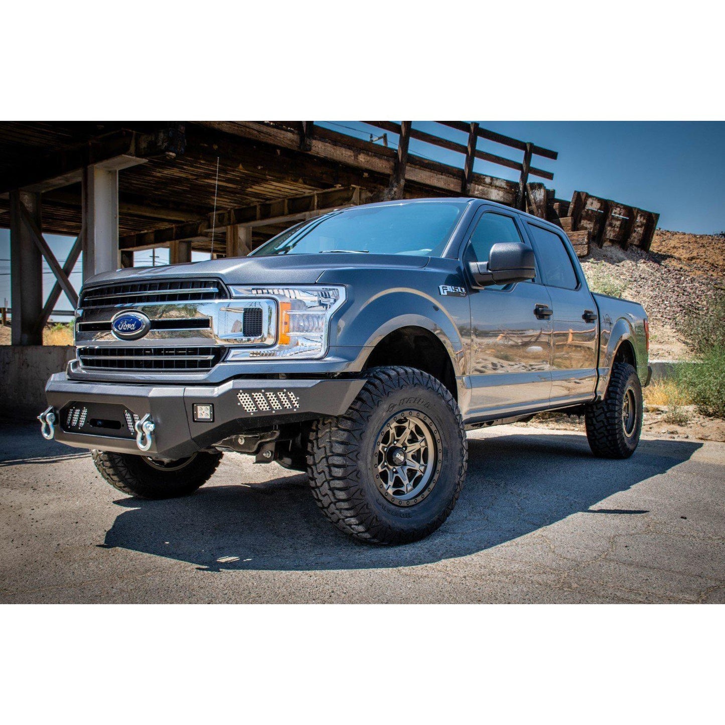 DV8 Off-Road 2018-2020 Ford F-150 Steel Front Bumper C3| FBFF1-08