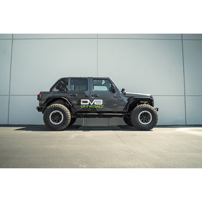 DV8 Off-Road 2018-2024 Jeep Wrangler JL | OE Plus 4-Door Side Steps C3| SRJL-08