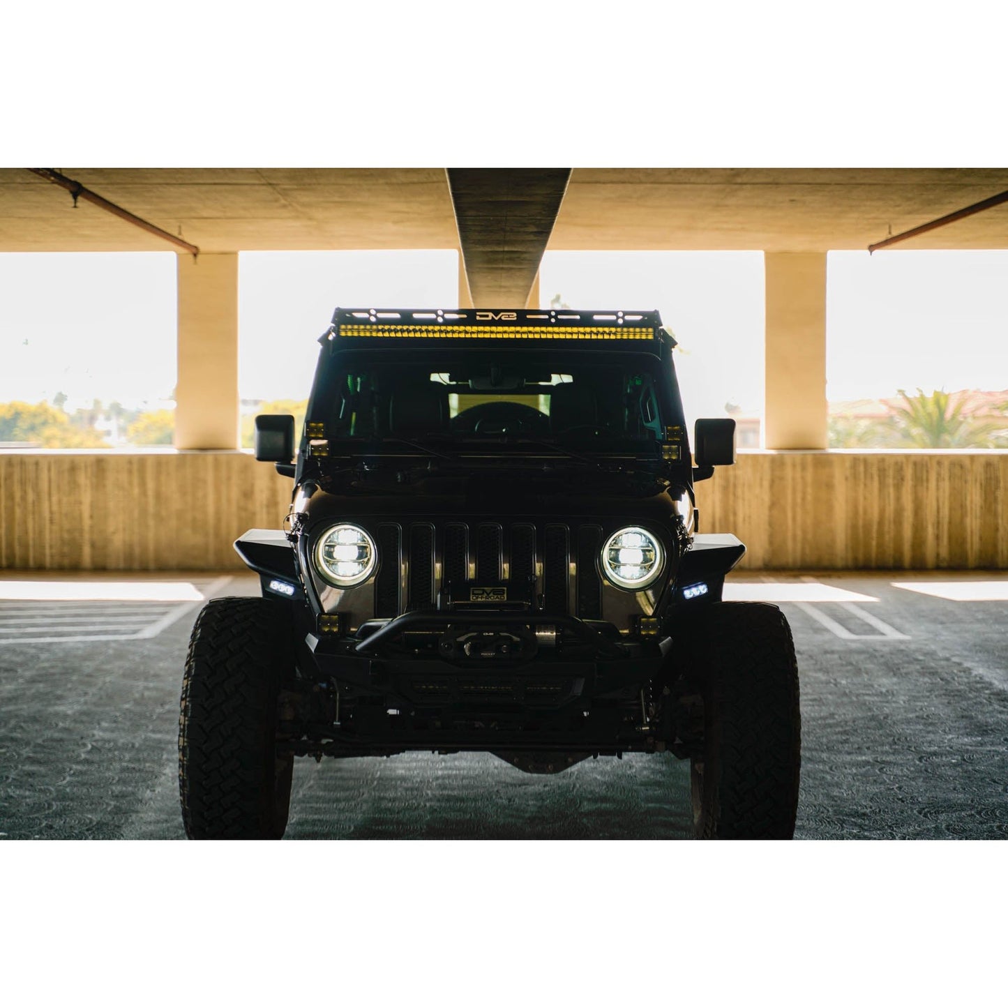 DV8 Off-Road 2018-2024 Jeep Wrangler JL & Gladiator JT | A-Pillar Dual Light Pod Mounts C3| LBJL-11