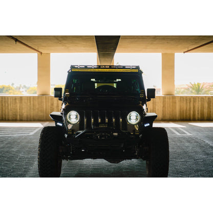 DV8 Off-Road 2018-2024 Jeep Wrangler JL & Gladiator JT | A-Pillar Dual Light Pod Mounts C3| LBJL-11