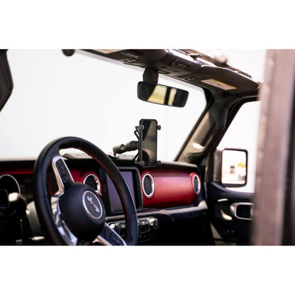 DV8 Off-Road 2018-2023 Jeep Wrangler JL & Gladiator JT | Digital Device Dash Mount C3| DMJL-01