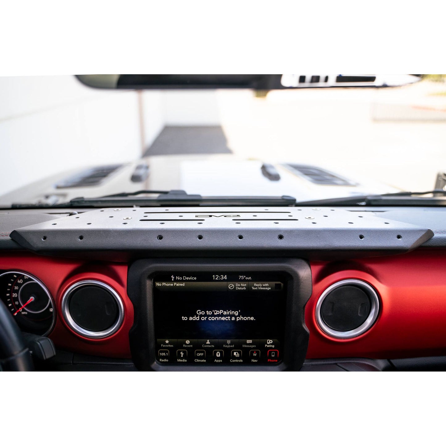 DV8 Off-Road 2018-2023 Jeep Wrangler JL & Gladiator JT | Digital Device Dash Mount C3| DMJL-01