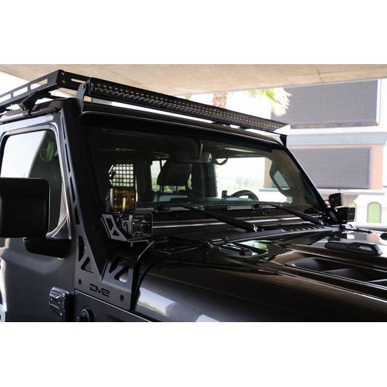 DV8 OFF-ROAD | Dual Row LED Light Bar with Black Bezel | BR50E300W3W + LBJL-10