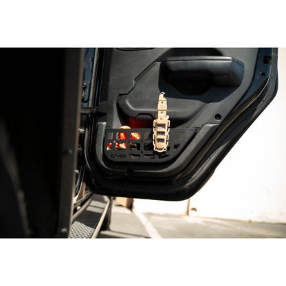 DV8 Off-Road 2018-2024 Jeep Wrangler JL & 2020-2024 Gladiator JT | Slim Rear Door Molle Pockets C3| MPJL-08