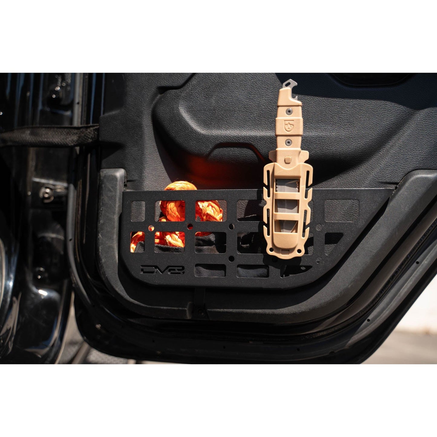 DV8 Off-Road 2018-2024 Jeep Wrangler JL & 2020-2024 Gladiator JT | Slim Rear Door Molle Pockets C3| MPJL-08