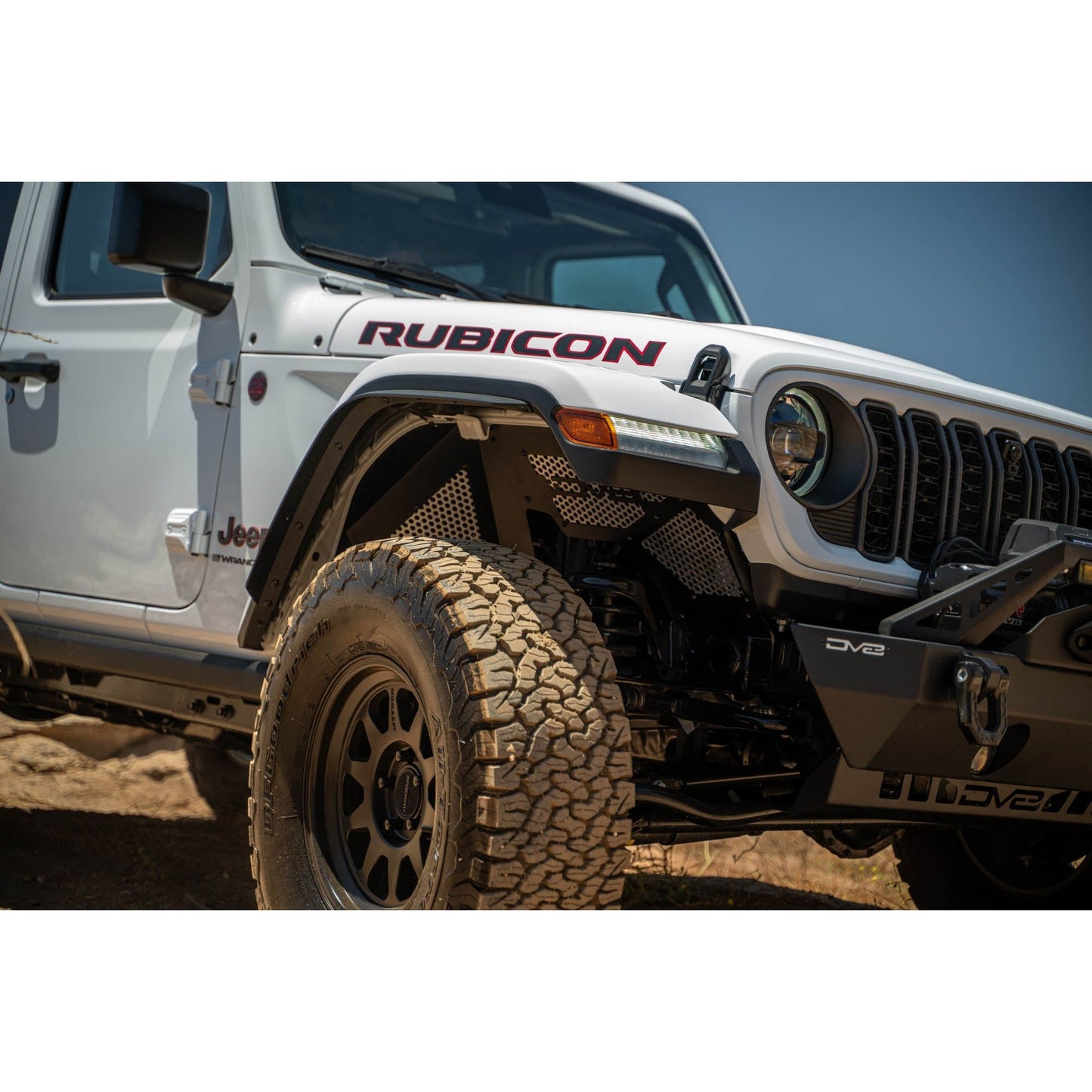 DV8 Off-Road 2018-2024 Jeep Wrangler JL & 2020-2024 Gladiator JT | Front Inner Fenders C3| INFEND-06FB