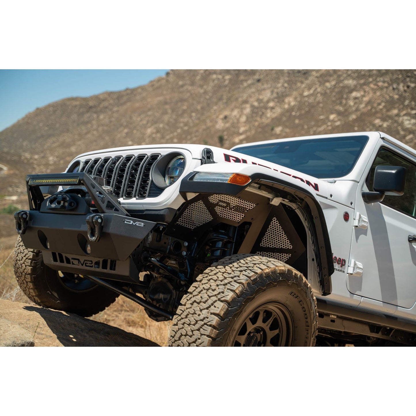 DV8 Off-Road 2018-2024 Jeep Wrangler JL & 2020-2024 Gladiator JT | Front Inner Fenders C3| INFEND-06FB