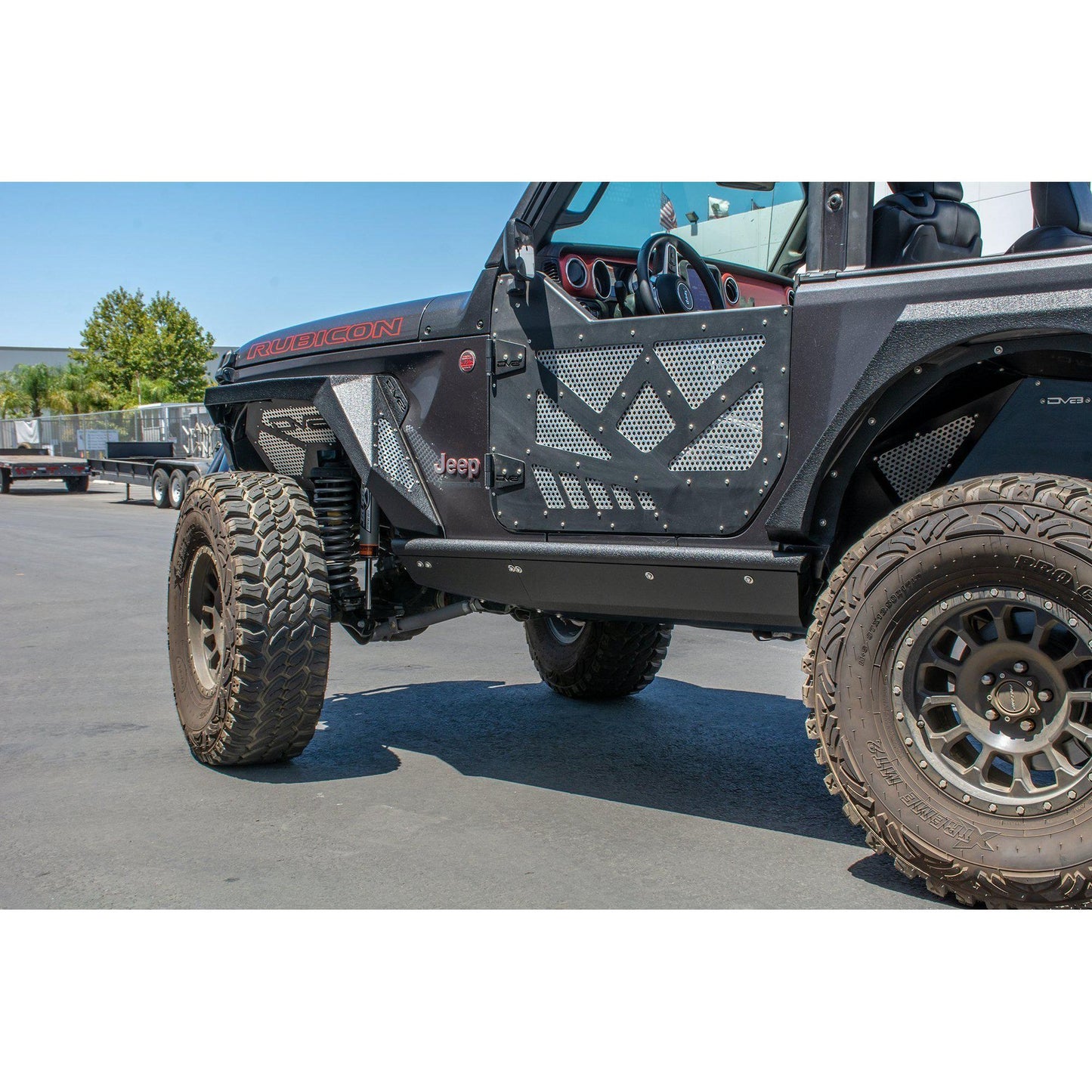 DV8 Off-Road 2018-2023 Jeep JL 2-Door Boatside Rock Sliders C3| SRJL-21