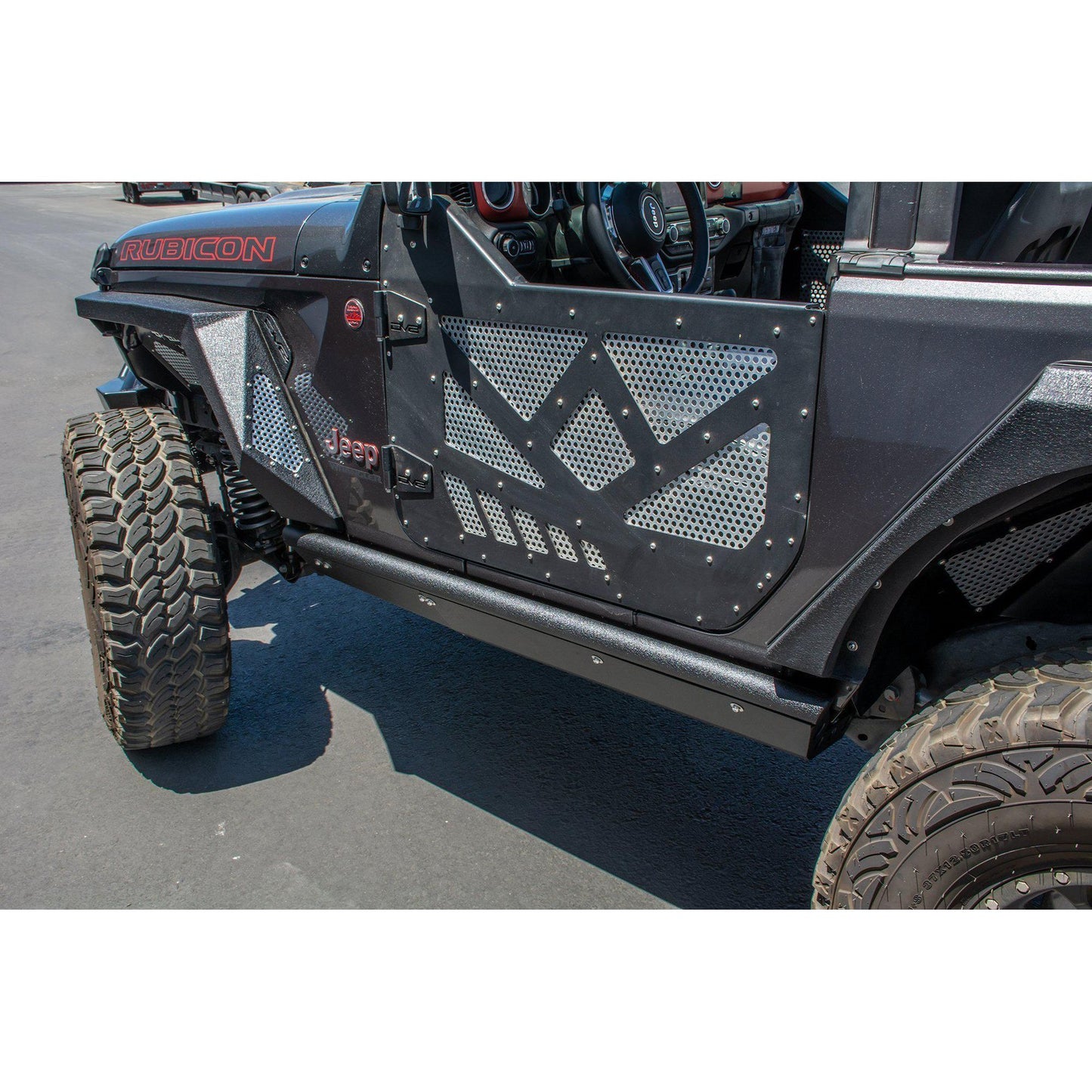 DV8 Off-Road 2018-2023 Jeep JL 2-Door Boatside Rock Sliders C3| SRJL-21