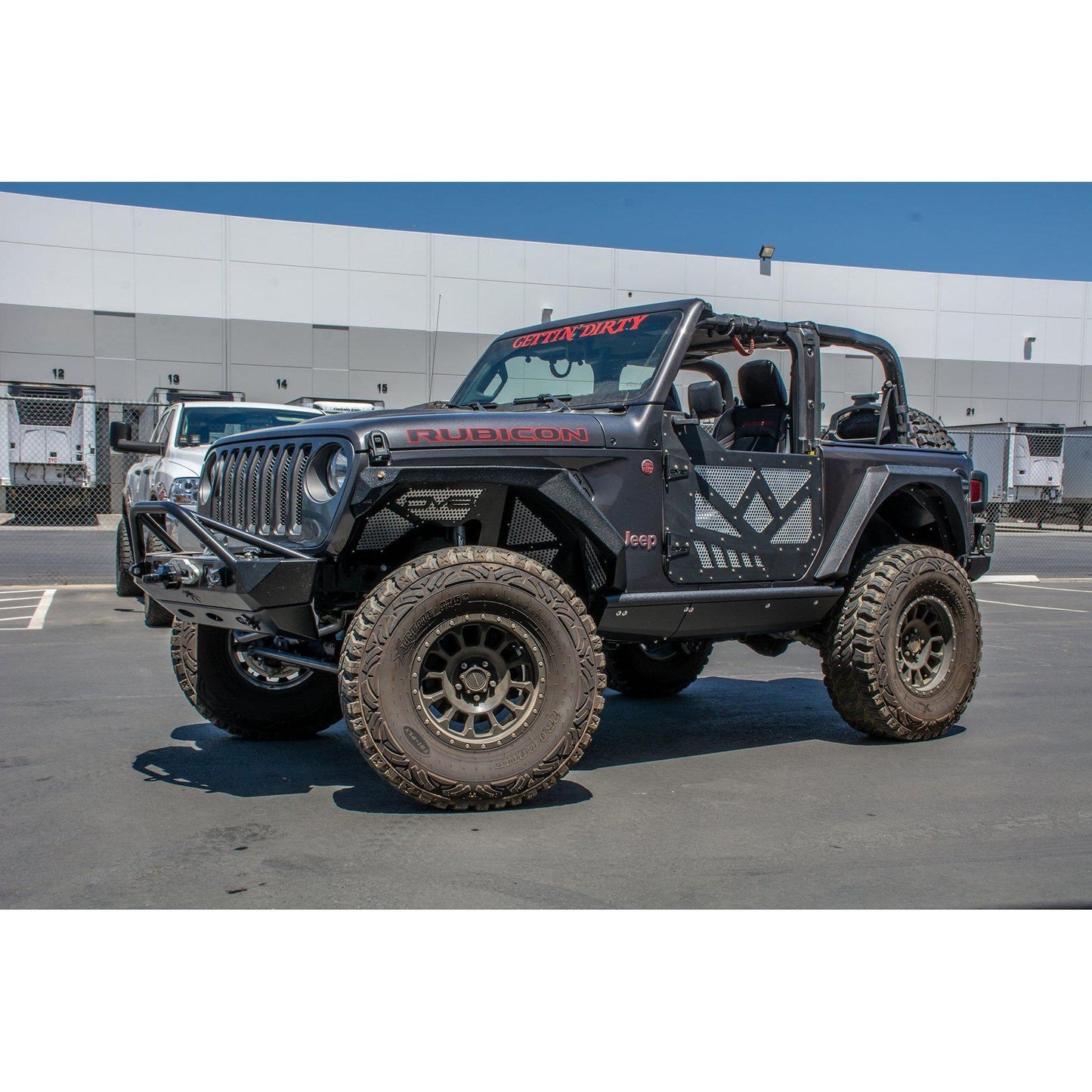 DV8 Off-Road 2018-2023 Jeep JL 2-Door Boatside Rock Sliders C3| SRJL-21