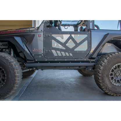 DV8 Off-Road 2018-2023 Jeep JL 2-Door Rock Skins C3| SRJL-25