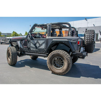 DV8 Off-Road 2018-2023 Jeep JL 2-Door Rock Skins C3| SRJL-25