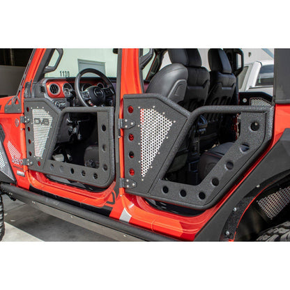 DV8 Off-Road 2018-2024 Jeep JL & 2020-2024 JT Front Rock Doors C3| RDJL-01F