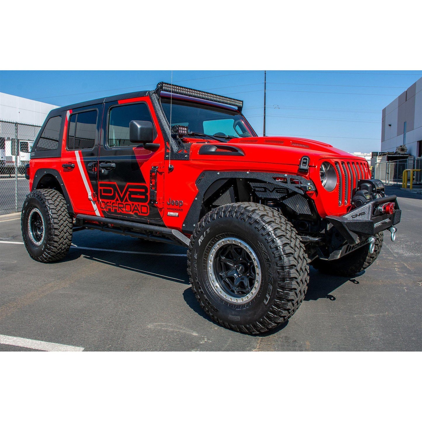 DV8 Off-Road 2018-2024 Jeep JL Fender Flares Delete Kit | Front & Rear C3| FDJL-03