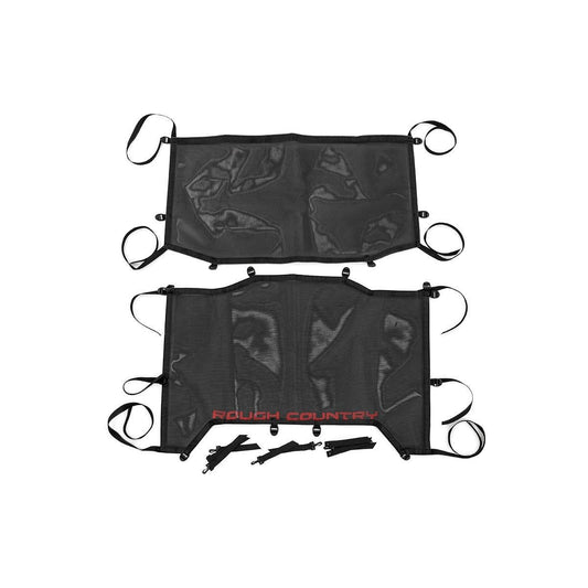ROUGH COUNTRY Mesh Bikini Top Plus | Black | Jeep Wrangler JL (21-23)/Wrangler Unlimited (18-23)  | 85120
