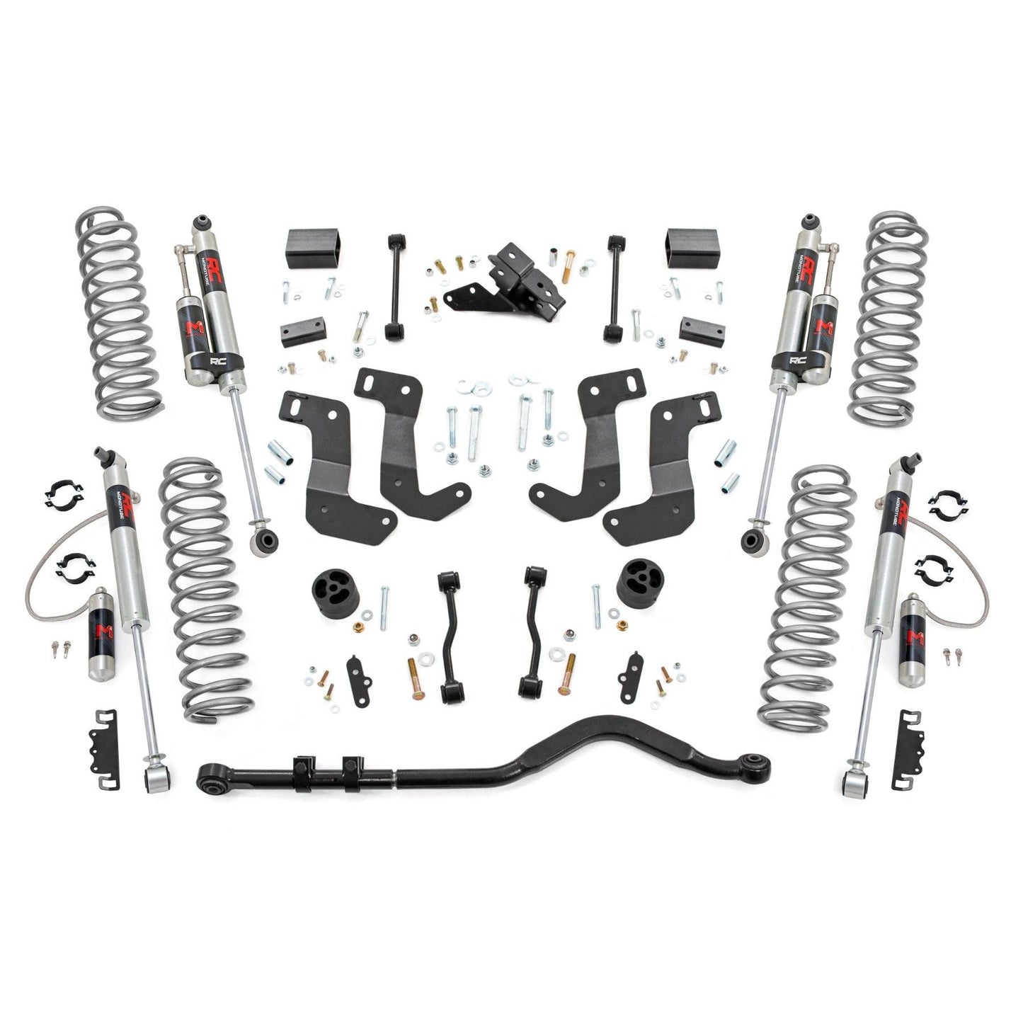 ROUGH COUNTRY 3.5 Inch Lift Kit | C/A Drop | Stage 1 | M1R | Jeep Wrangler Unlimited (18-23) | 66844