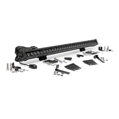 Rough Country | LED Hood Kit 30" Black Jeep Gladiator JT/Wrangler JL (18-25) | 70054