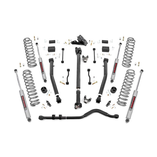 ROUGH COUNTRY 3.5 Inch Lift Kit | Adj LCA | FR D/S | Jeep Wrangler JL 4WD (2024-2025) | 91830