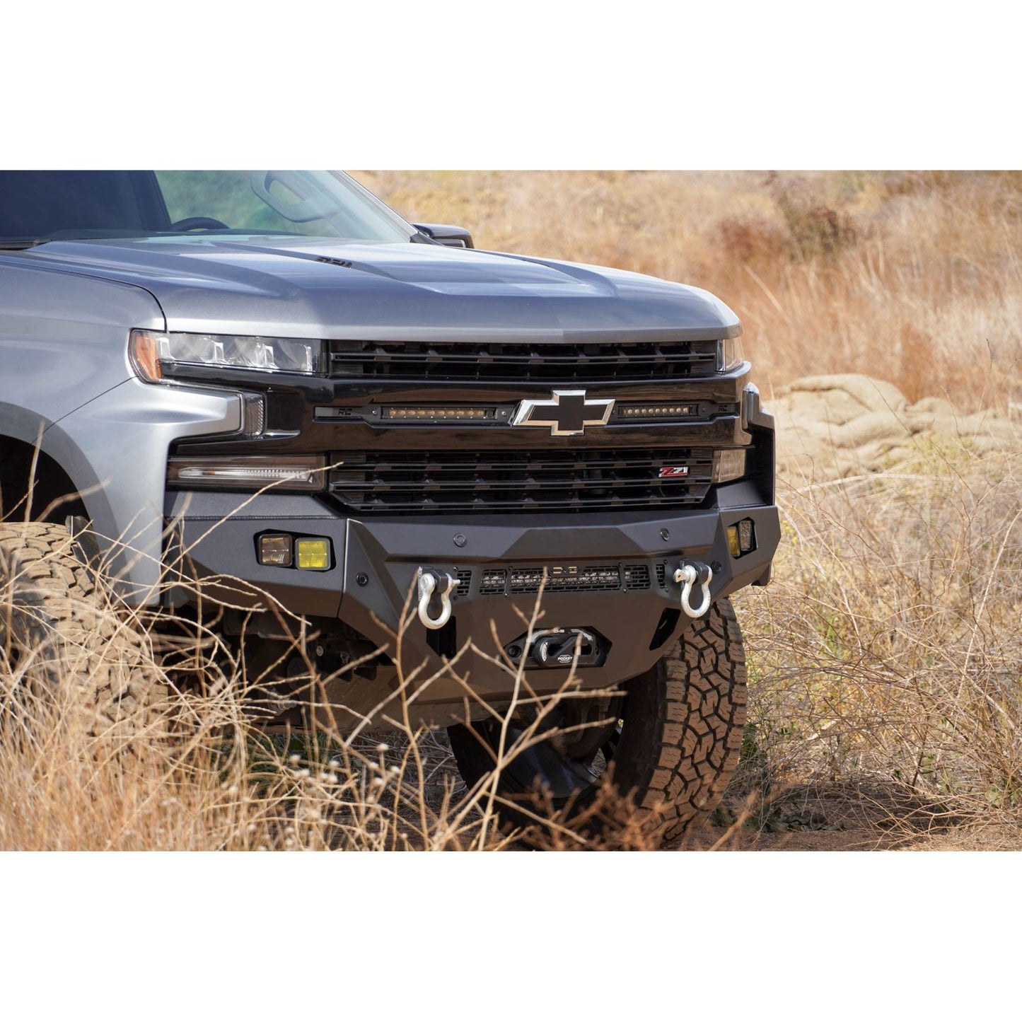 DV8 Off-Road 2019-2021 Chevy Silverado 1500 Spec Series Front Bumper C3| FBCS1-07