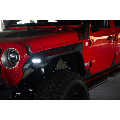 DV8 Off-Road 2020-2024 Jeep Gladiator JT | Slim Fender Flares C3| FDGL-07