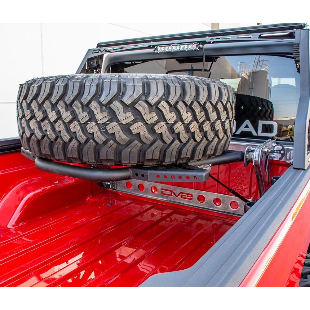 DV8 Off-Road 2020-2024 Jeep Gladiator JT Adjustable Tire Carrier C3| TCGL-01